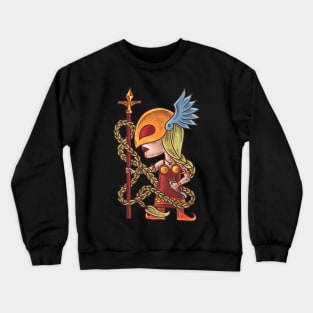 Valkyrie's Valor: Tales of the Mighty Shieldmaiden Crewneck Sweatshirt